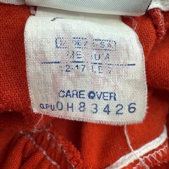 VTG Rare 70s 80s Carter’s Baby 3m Christmas Lace Rose Red Romper One-Piece Terry - Picture 4 of 9